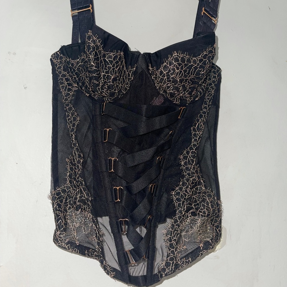 Women's VS Corset & Garter Belt Set